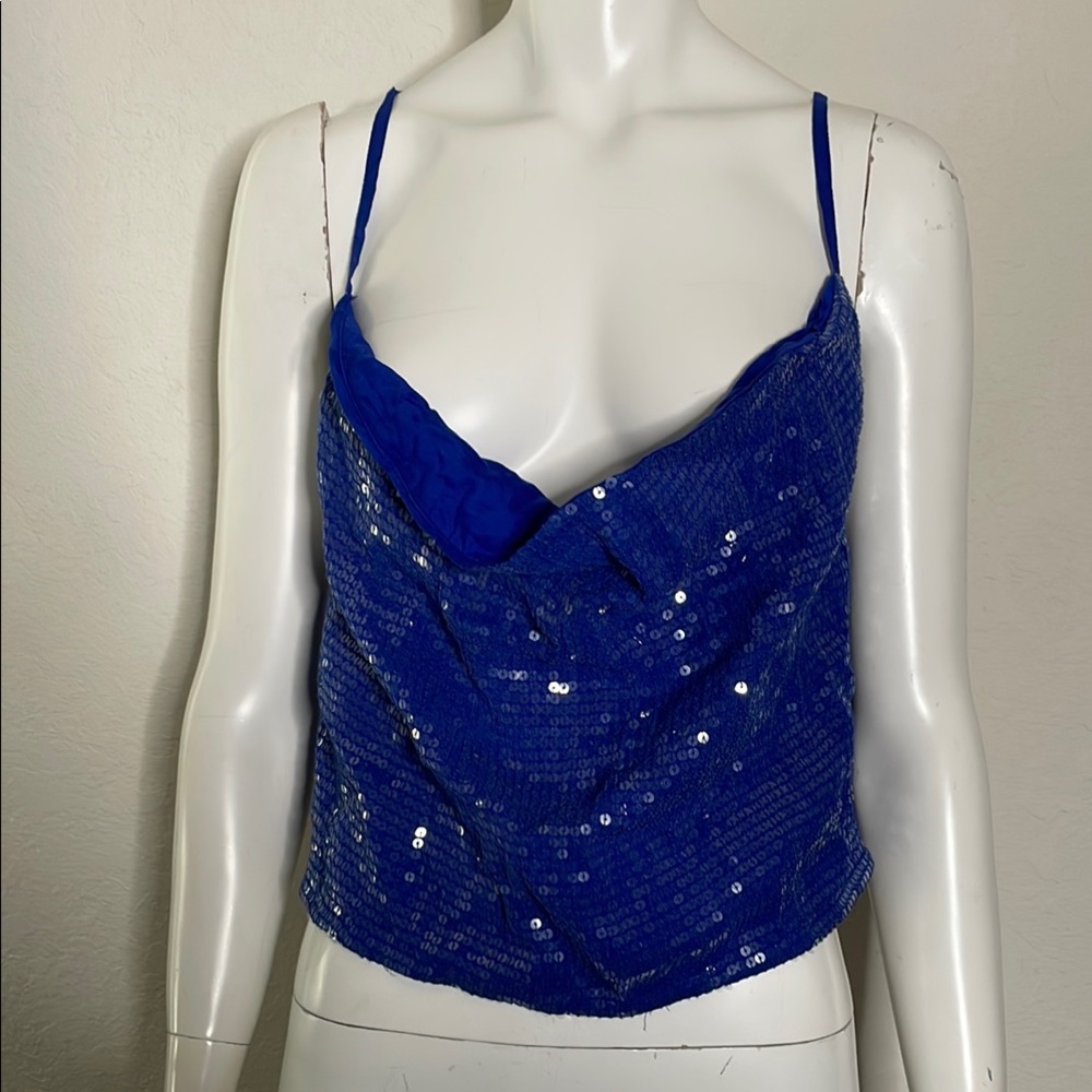 NWT Anthropologie Letimebe Sequin tank Top